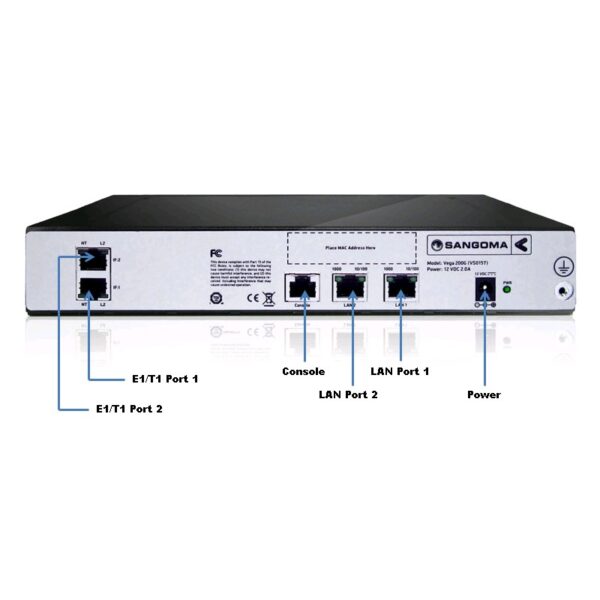 Sangoma 1-Port PRI - Vega 100 Passerelle numérique ISDN30 / 30 Canal VoIP